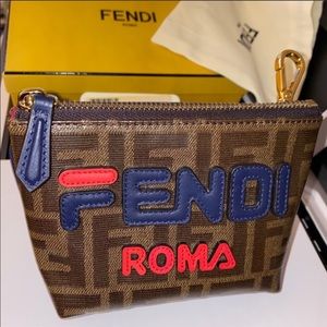 Fendi Fendimania Fila Collab Pouch